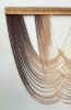 Medium dip dyed fiber art wall hanging. Wool wall hanging. | Tapestry in Wall Hangings by The Cotton Yarn. Item made of wood with cotton
