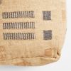 Wheat Handloom Jute Cotton Floor Pouf Cover | Pillows by Studio Variously