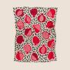 Pomegranate Throw Blanket | Linens & Bedding by Superstitchous. Item composed of fiber in contemporary or eclectic & maximalism style