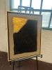Gold and Carbon Painting on Spanish Linen Minimalist | Oil And Acrylic Painting in Paintings by RGB Fine Art. Item composed of canvas in minimalism or contemporary style