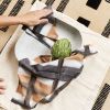 Chowk Black Cotton Table Napkin ( set of 4 ) | Linens & Bedding by Studio Variously. Item made of cotton