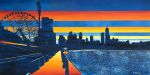 Navy Pier | Mixed Media by Nichole McDaniel. Item made of wood