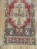 Hand-woven Turkish Rug Doormat| 1.5 x 2.11 | Small Rug in Rugs by Wool and Rug. Item composed of wool in boho or contemporary style