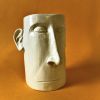 Head pot with a septum piercing | Vases & Vessels by WollaA Ceramics
