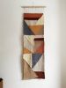 Diamonds & Rust #1 | Tapestry in Wall Hangings by Dörte Bundt. Item made of cotton works with boho & mid century modern style