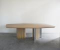 Diamond Dining Table | Tables by Simon Johns. Item composed of oak wood