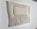 Bouclé Large Macramé Wall Hanging White | Macrame Wall Hanging in Wall Hangings by MACRO MACRAME by Maeve Pacheco | Telluride, CO in Telluride. Item made of oak wood with cotton works with contemporary & japandi style