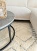 The 'Diamond Oasis' Rug : Natural & Undyed Organic Wool | Small Rug in Rugs by Artisanal Patterns. Item composed of wool in boho or minimalism style