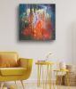 Zebra Queen is a contemporary abstract wildlife painting | Oil And Acrylic Painting in Paintings by Gill Bustamante. Item made of canvas works with contemporary & country & farmhouse style