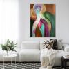Inner Guru | Oil And Acrylic Painting in Paintings by Kim Powell Art. Item composed of canvas in contemporary or eclectic & maximalism style