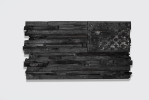 kuro and the burn the flag serie | Wall Sculpture in Wall Hangings by John Breed. Item composed of wood