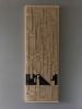 Figurative - Beige and Black | Wall Sculpture in Wall Hangings by Fault Lines by Matthias de Vogel | Bazar Noir in Berlin. Item made of fiber