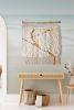 Wall Tapestry 'Kintsugi' | Wall Hangings by Tissage Sauvage. Item made of wood & cotton compatible with boho and minimalism style