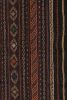vintage Persian Soumak Kilim, Brown with Polychromatic | Area Rug in Rugs by Rug and Kilim