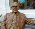 Stanley Caulkins tribute | Public Sculptures by Jeff Hall Studio. Item composed of bronze