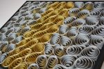 No. 12 Acoustic Diffuser Panel - Gradient Modern Abstract - | Wall Sculpture in Wall Hangings by Joseph A