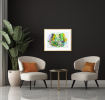 Periwinkle Coil | Mixed Media in Paintings by Nastia Craig