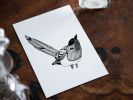 Magpie | Prints by Chrysa Koukoura. Item composed of paper in traditional style