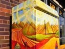 Electric Lady Land. | Street Murals by Rachel Kaiser Art | Great Falls in Great Falls. Item composed of synthetic