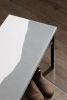 Brooks Glacier Concrete and Steel Bench | Benches & Ottomans by Alicia Dietz Studios. Item composed of steel and cement