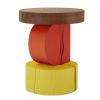 Miró Painted Occasional Table | Side Table in Tables by Pfeifer Studio. Item composed of oak wood