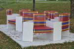 DE VOUS À MOI | Bench in Benches & Ottomans by COOKE-SASSEVILLE. Item made of aluminum & synthetic