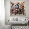 ״Outlines״ | Oil And Acrylic Painting in Paintings by Shirly Maimom Art. Item composed of canvas in contemporary or art deco style