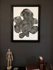 Locust Tree Ring Print | Prints by Erik Linton. Item made of paper