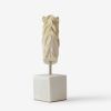 Small Horse Head Bust Made with Compressed Marble Powder | Sculptures by LAGU. Item made of marble