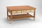 Ritter Kin Coffee Table | Tables by Ogelby Woodworks. Item made of maple wood & brass