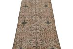 Vintage Zeki Müren Runner with All-Over Tribal Geometric | Area Rug in Rugs by Rug and Kilim. Item composed of wool
