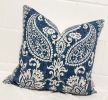 Blue Pillow Cover | Pillows by Tribe & Temple