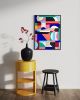 Kaleidescope - original acrylic painting | Oil And Acrylic Painting in Paintings by Jilli Darling. Item made of wood & canvas compatible with mid century modern and contemporary style