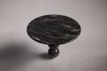 Cess Alexander Black Marble Round Dining Table | Tables by HamamDecor LLC. Item made of marble compatible with mediterranean and modern style