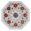 white marble table, coffee table, end table, tabletop | Tables by Innovative Home Decors. Item made of marble compatible with country & farmhouse and art deco style