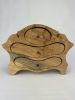 Spalted maple and mahogany wooden jewelry keepsake box | Decorative Box in Decorative Objects by Made By RP. Item made of wood works with modern style