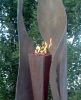 "Fire & Ice" | Sculptures by Brian Schader. Item composed of steel & stone