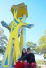 Reaching for Knowledge - Sculpture | Public Sculptures by Gus Lina Art. Item made of aluminum
