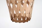 Bamboo Light Hexagonal Cigar 105 | Pendants by ADAMLAMP. Item made of bamboo works with minimalism & contemporary style