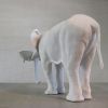 "Elephant with tub" | Sculptures by MARCANTONIO. Item made of bronze