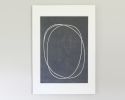 Linear Drawing No 24 - original handmade silkscreen print | Prints by Emma Lawrenson. Item composed of paper