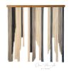 Large Layered Grey Shades Fiber Art Wall Hanging | Tapestry in Wall Hangings by Olivia Fiber Art. Item composed of wood & wool compatible with minimalism and contemporary style