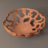 Abstract Holey Bowl 4 | Decorative Bowl in Decorative Objects by Wood Alchemist Studio. Item made of wood works with modern style