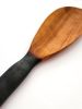 Wooden Rice Paddle Shou Sugi Ban Yakisugi Inspired Finish | Utensils by Wild Cherry Spoon Co.. Item made of wood works with minimalism & country & farmhouse style