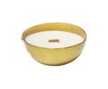 Calebasse Candle - Gold | Candle Holder in Decorative Objects by Marie Burgos Design and Collection. Item composed of ceramic