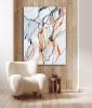Calacatta | Watercolor Painting in Paintings by Rhonda Deland. Item made of paper works with boho & mid century modern style