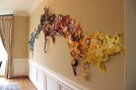 Knowledge Overcomes Ignorance As Sunlight Darkness | Wall Sculpture in Wall Hangings by Leisa Rich. Item made of fabric & paper