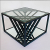 Ivy Cocktail Table | Tables by Alex Drew & No One | Nashville in Nashville. Item composed of oak wood and glass