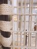 Fiber Art Installation-Room Divider | Decorative Objects by Candice Luter Art & Interiors | Hotel Indigo Columbus at Riverfront Place in Columbus. Item composed of fabric and fiber
