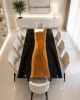 Black Resin Wood Dining Table, Luxury Resin Table Top | Tables by Innovative Home Decors. Item made of wood works with country & farmhouse & art deco style